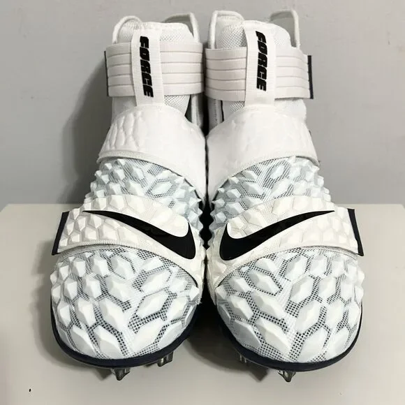 Nike Force Savage Elite 2 “White College Navy” Men’s Size 13.5-14 Football Cleat